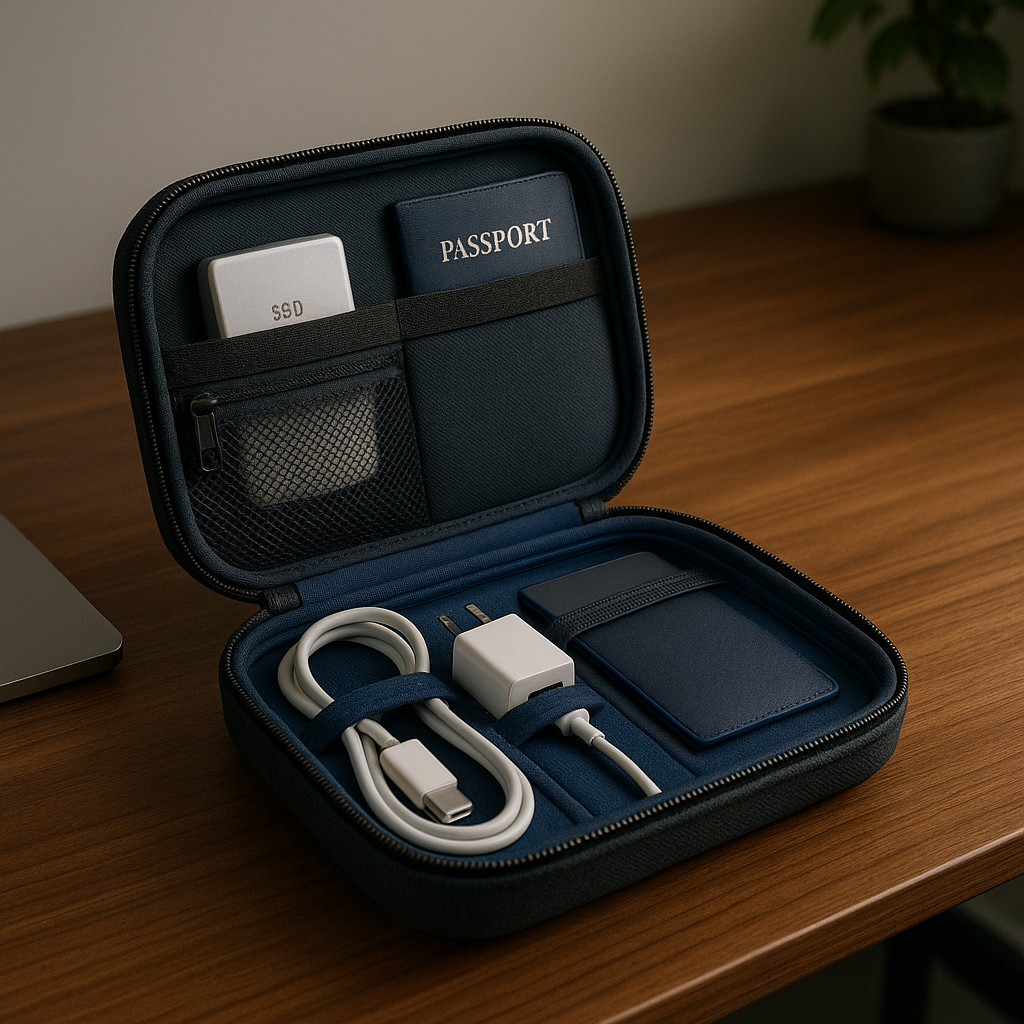 Voyage Stylé — Organisateur Tech à Poches RFID